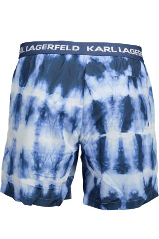 KARL LAGERFELD BEACHWEAR CZĘŚĆ KĄPIELOWA POD MĘŻCZYZNA NIEBIESKA (Azzurro)