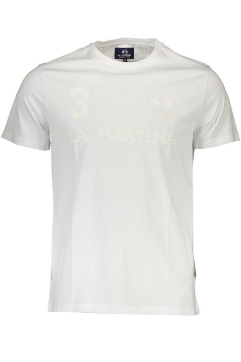 LA MARTINA T-SHIRT MĘSKI Z KRÓTKIM RĘKAWEM BIAŁY (Bianco) LA MARTINA T-SHIRT MĘSKI Z KRÓTKIM RĘKAWEM BIAŁY (Bianco)