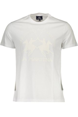 LA MARTINA T-SHIRT MĘSKI Z KRÓTKIM RĘKAWEM BIAŁY (Bianco)
