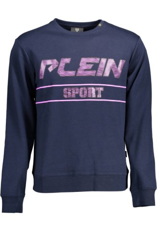SPORTOWA BLUZA PLEIN BEZ ZAMKA MĘSKA NIEBIESKA (Blu)