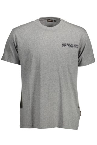 T-SHIRT MĘSKI Z KRÓTKIM RĘKAWEM NAPAPIJRI SZARY (Grigio)