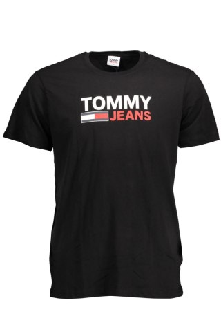 TOMMY HILFIGER T-SHIRT MĘSKI Z KRÓTKIM RĘKAWEM CZARNY (Nero)