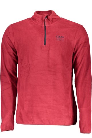 BLUZA GIAN MARCO VENTURI BEZ ZAMKA MĘSKA CZERWONA (Rosso)