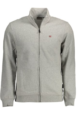 BLUZA NAPAPIJRI Z ZAMKIEM MĘSKA SZARA (Grigio)