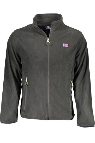BLUZA NORWEGIA 1963 Z ZAMKIEM MĘSKA CZARNA (Nero)