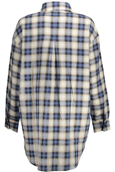 DESIGUAL KOSZULA Z DŁUGIM RĘKAWEM NIEBIESKA DAMSKA (Blu) DESIGUAL KOSZULA Z DŁUGIM RĘKAWEM NIEBIESKA DAMSKA (Blu)