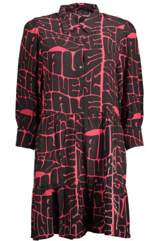 DESIGUAL KRÓTKA SUKIENKA DAMSKA CZARNA (Nero)