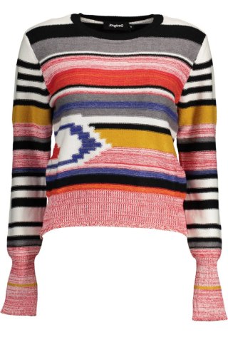 DESIGUAL SWETER DAMSKI CZERWONY (Rosso)