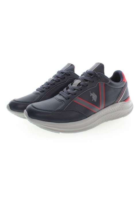 NIEBIESKIE MĘSKIE BUTY SPORTOWE US POLO NAJLEPSZA CENA (Blu)