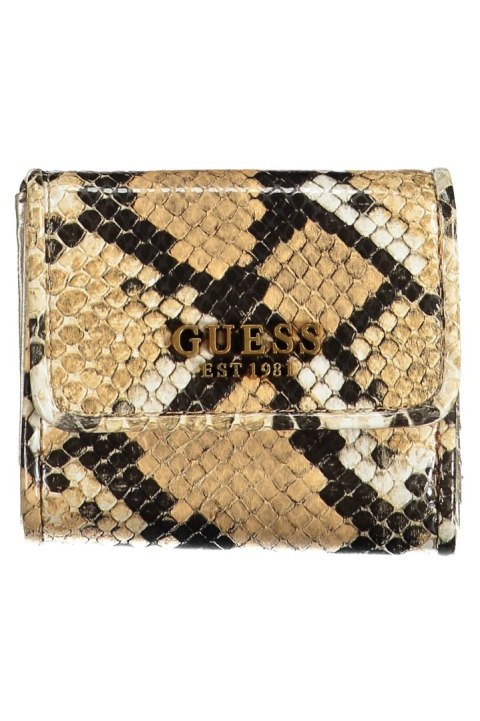 PORTFEL GUESS JEANS BEŻOWY DAMSKI (Beige)
