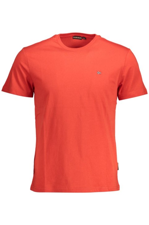 T-SHIRT MĘSKI Z KRÓTKIM RĘKAWEM NAPAPIJRI CZERWONY (Rosso) T-SHIRT MĘSKI Z KRÓTKIM RĘKAWEM NAPAPIJRI CZERWONY (Rosso)