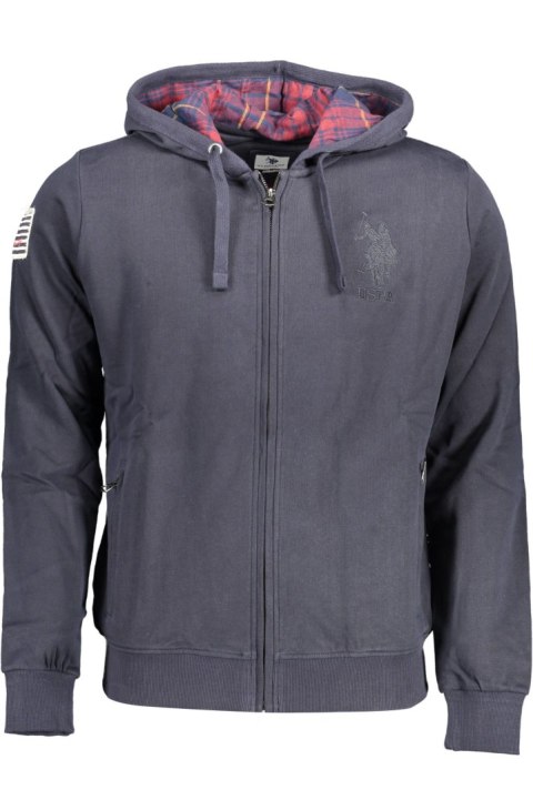 BLUZA US POLO Z ZAMKIEM NIEBIESKA MĘSKA (Blu) BLUZA US POLO Z ZAMKIEM NIEBIESKA MĘSKA (Blu)