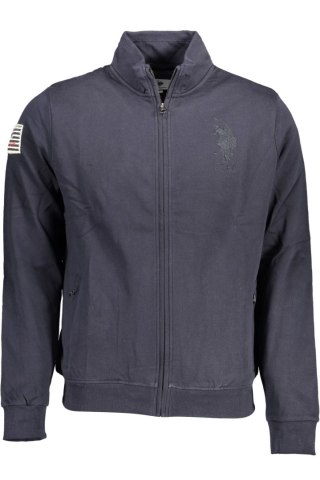 BLUZA US POLO Z ZAMKIEM NIEBIESKA MĘSKA (Blu)