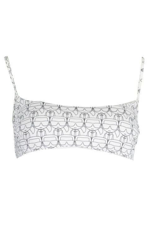 KARL LAGERFELD KĄPIELOWY TOP DAMSKI BIAŁY (Bianco) KARL LAGERFELD KĄPIELOWY TOP DAMSKI BIAŁY (Bianco)
