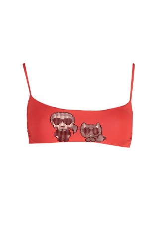 KARL LAGERFELD KOSTIUM KĄPIELOWY DAMSKI CZERWONY (Rosso)