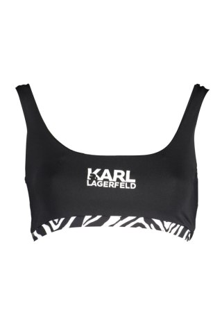 KARL LAGERFELD KOSTIUM KĄPIELOWY TOP DAMSKI CZARNY (Nero)
