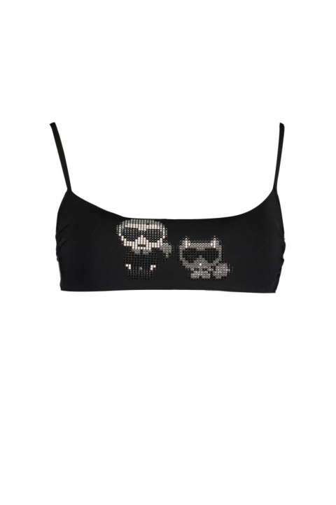 KARL LAGERFELD KOSTIUM KĄPIELOWY TOP DAMSKI CZARNY (Nero) KARL LAGERFELD KOSTIUM KĄPIELOWY TOP DAMSKI CZARNY (Nero)