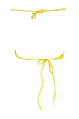 KARL LAGERFELD KOSTIUM KĄPIELOWY TOP DAMSKI ŻÓŁTY (Giallo)