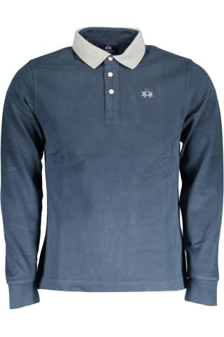 LA MARTINA POLO Z DŁUGIM RĘKAWEM MĘSKA NIEBIESKA (Blu)