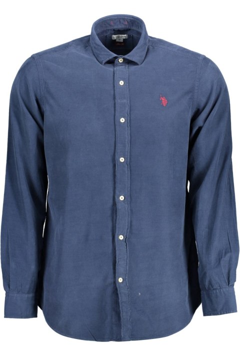 MĘSKA KOSZULKA POLO Z DŁUGIM RĘKAWEM NIEBIESKA (Blu)