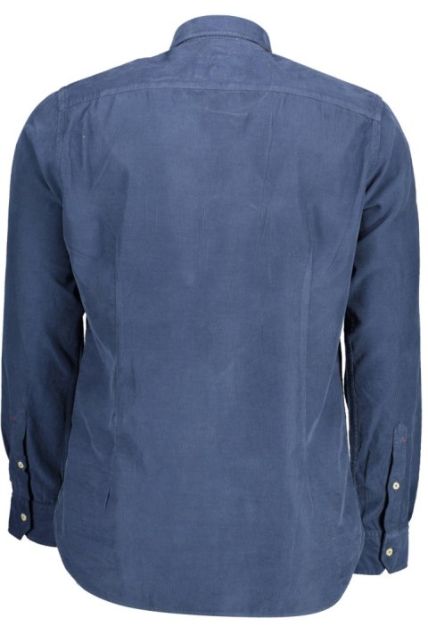 MĘSKA KOSZULKA POLO Z DŁUGIM RĘKAWEM NIEBIESKA (Blu)