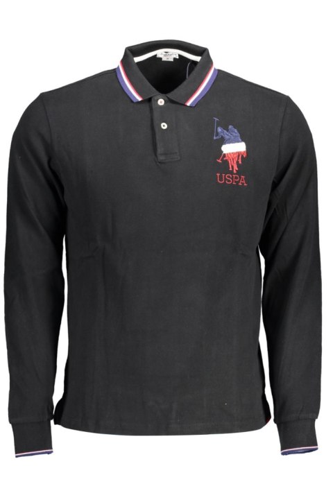 MĘSKA POLO US POLO Z DŁUGIM RĘKAWEM, CZARNA (Nero) MĘSKA POLO US POLO Z DŁUGIM RĘKAWEM, CZARNA (Nero)