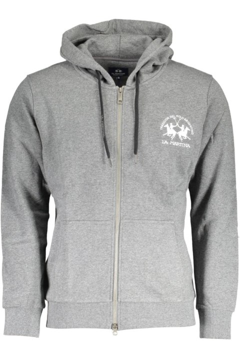 SZARA MĘSKA BLUZA Z ZASUWEM LA MARTINA (Grigio) SZARA MĘSKA BLUZA Z ZASUWEM LA MARTINA (Grigio)