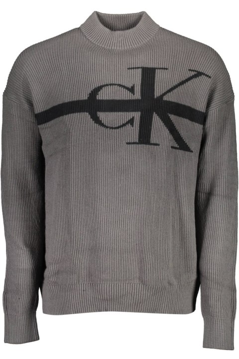 SZARA MĘSKA KOSZULKA CALVIN KLEIN (Grigio) SZARA MĘSKA KOSZULKA CALVIN KLEIN (Grigio)