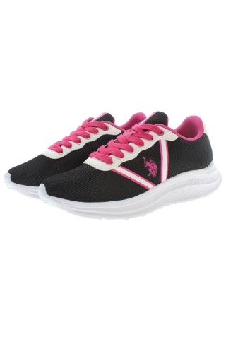 CZARNE DAMSKIE BUTY SPORTOWE NAJLEPSZA CENA US POLO (Nero)