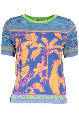 DAMSKI JASNONIEBIESKI SWETER DESIGUAL (Azzurro)