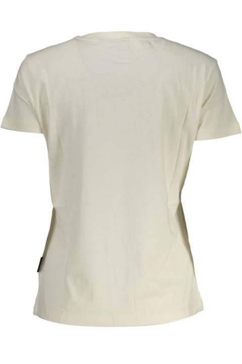 DAMSKI T-SHIRT Z KRÓTKIM RĘKAWEM NAPAPIJRI BIAŁY (Bianco) DAMSKI T-SHIRT Z KRÓTKIM RĘKAWEM NAPAPIJRI BIAŁY (Bianco)