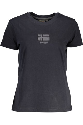 DAMSKI T-SHIRT Z KRÓTKIM RĘKAWEM NAPAPIJRI CZARNY (Nero)