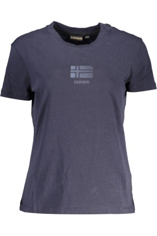 DAMSKI T-SHIRT Z KRÓTKIM RĘKAWEM NAPAPIJRI NIEBIESKI (Blu)