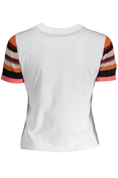 DESIGUAL DAMSKI T-SHIRT Z KRÓTKIM RĘKAWEM, BIAŁY (Bianco) DESIGUAL DAMSKI T-SHIRT Z KRÓTKIM RĘKAWEM, BIAŁY (Bianco)