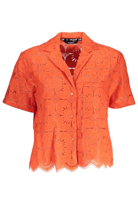 DESIGUAL POMARAŃCZOWA DAMSKA KOSZULA Z KRÓTKIM RĘKAWEM (Arancione) DESIGUAL POMARAŃCZOWA DAMSKA KOSZULA Z KRÓTKIM RĘKAWEM (Arancione)