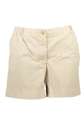 KRÓTKIE SPODNIE TOMMY HILFIGER BEŻOWE, DAMSKIE (Beige)