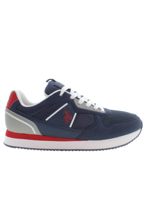 NIEBIESKIE MĘSKIE BUTY SPORTOWE NAJLEPSZA CENA US POLO (Blu)