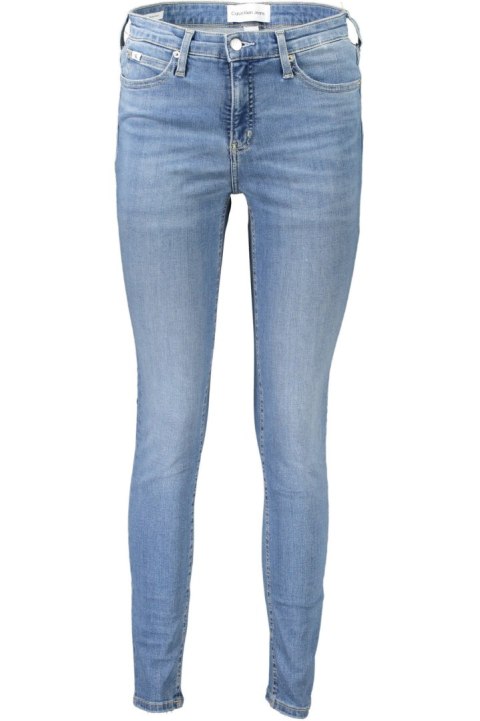 DAMSKIE JEANSY CALVIN KLEIN JASNONIEBIESKIE (Azzurro) DAMSKIE JEANSY CALVIN KLEIN JASNONIEBIESKIE (Azzurro)