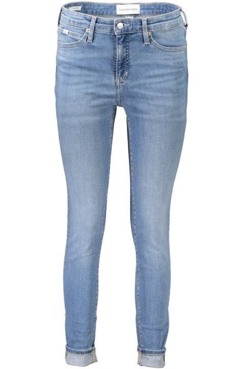 DAMSKIE JEANSY CALVIN KLEIN JASNONIEBIESKIE (Azzurro) DAMSKIE JEANSY CALVIN KLEIN JASNONIEBIESKIE (Azzurro)