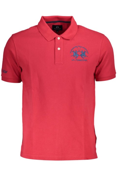 KOSZULKA POLO LA MARTINA Z KRÓTKIM RĘKAWEM MĘSKA CZERWONA (Rosso) KOSZULKA POLO LA MARTINA Z KRÓTKIM RĘKAWEM MĘSKA CZERWONA (Rosso)