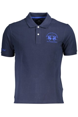 KOSZULKA POLO LA MARTINA Z KRÓTKIM RĘKAWEM NIEBIESKA (Blu)