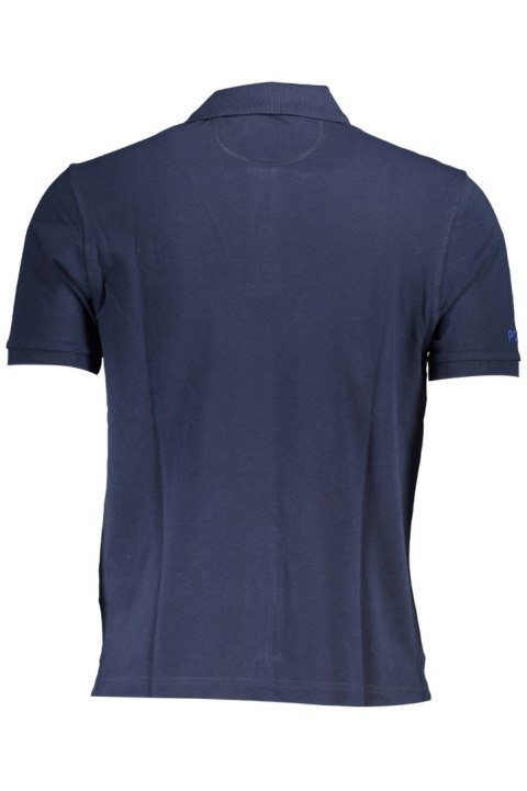 KOSZULKA POLO LA MARTINA Z KRÓTKIM RĘKAWEM NIEBIESKA (Blu) KOSZULKA POLO LA MARTINA Z KRÓTKIM RĘKAWEM NIEBIESKA (Blu)