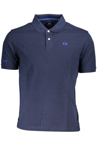 KOSZULKA POLO LA MARTINA Z KRÓTKIM RĘKAWEM NIEBIESKA (Blu)