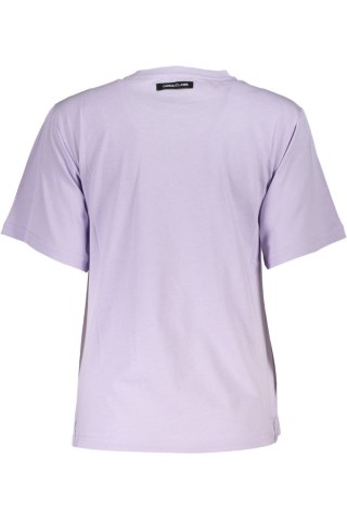 CAVALLI CLASS FIOLETOWY T-SHIRT DAMSKI Z KRÓTKIM RĘKAWEM (Viola)