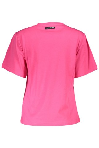 DAMSKI T-SHIRT Z KRÓTKIM RĘKAWEM CAVALLI CLASS RÓŻOWY (Rosa)
