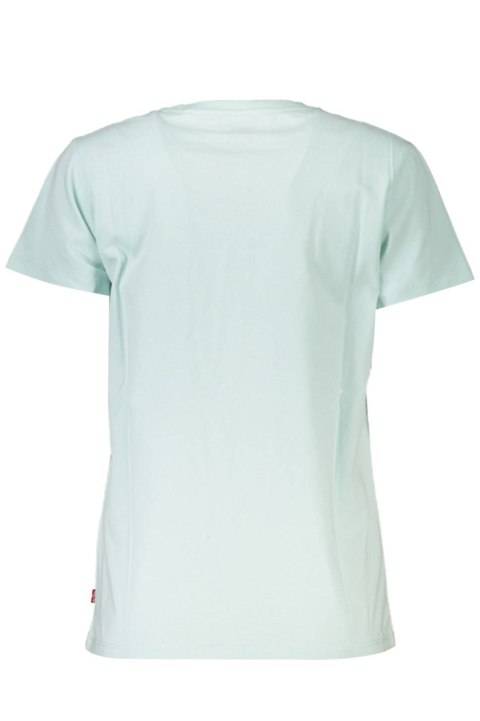 DAMSKI T-SHIRT Z KRÓTKIM RĘKAWEM LEVI&#39;S JASNONIEBIESKI (Azzurro)