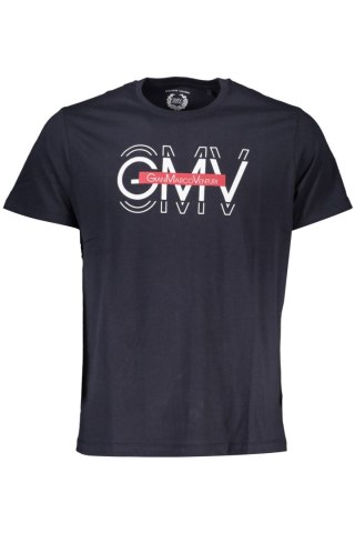 GIAN MARCO VENTURI T-SHIRT MĘSKI Z KRÓTKIM RĘKAWEM NIEBIESKI (Blu)