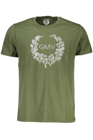 GIAN MARCO VENTURI T-SHIRT MĘSKI Z KRÓTKIM RĘKAWEM ZIELONY (Verde)