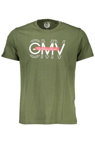GIAN MARCO VENTURI T-SHIRT MĘSKI Z KRÓTKIM RĘKAWEM ZIELONY (Verde)