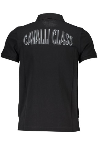 KOSZULKA POLO CAVALLI CLASS KRÓTKI RĘKAW MĘSKA CZARNA (Nero)